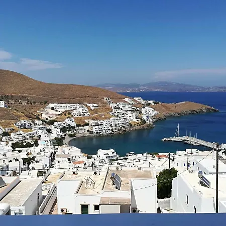 Ferienwohnung Θέαστρον - Theastron House With Great View In Chora Pera Gyalos Exterior foto